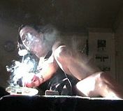 smoke chick corya huge smoking fetish naked smoke man burn